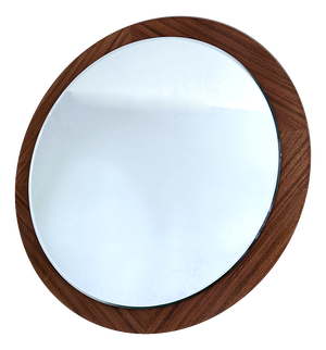 Large Scandinavian Mirror in Teak, 1960s