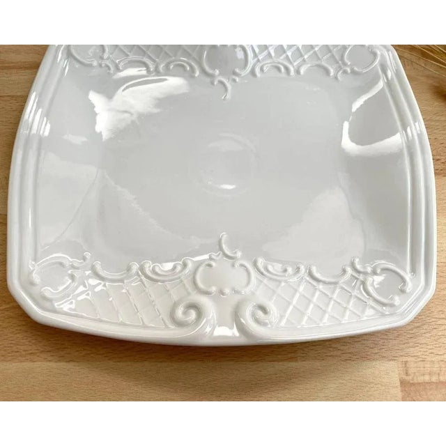 Vintage Porcelain Serving Dish For Sale - Image 3 of 7