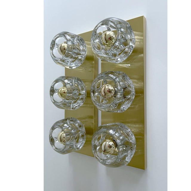 Large Glass Sconces from Peill & Putzler, 1970s, Set of 2 For Sale - Image 18 of 18