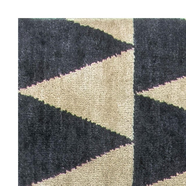 Early 21st Century Art Deco-Inspired Hand-Knotted Silk & Wool Runner by Doris Leslie Blau For Sale - Image 5 of 6