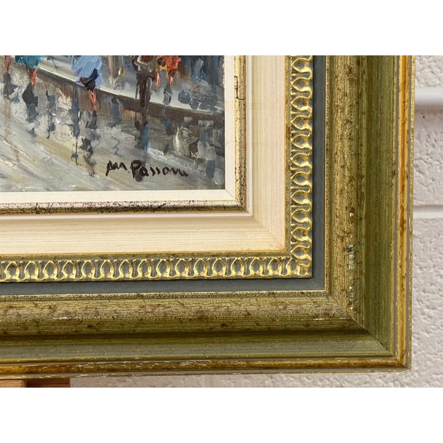 Paris Palais Garnier (Opera House) with Figures 20th Century Post-Impressionism 1975 Circa For Sale - Image 6 of 18