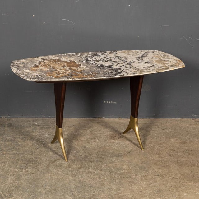 20th Century Italian Marble Coffee Table, 1950s For Sale - Image 4 of 17