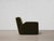 Contemporary Oscar Green Upholstery and Walnut Chair by Haymann Editions For Sale - Image 3 of 7