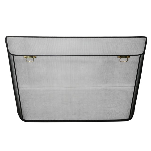 Nice traditional fireplace screen, spark guard, by Pilgrim. The screen is in very good, clean, ready to use condition,...