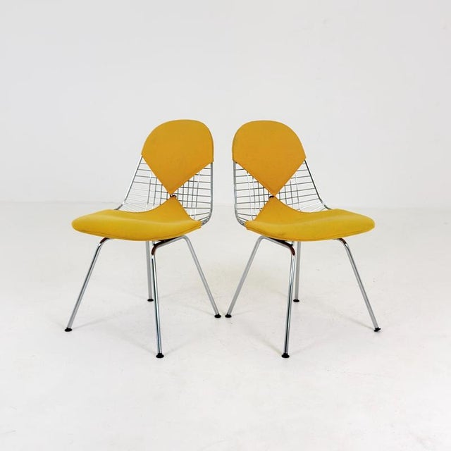Rare original eames dkx-2 wire chair by charles & ray eames for herman miller, dating from the 1970s, presented with the...