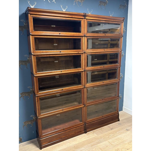 Antique Bookcase from Globe Wernicke, 1890s, Set of 12 For Sale - Image 11 of 11