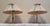 Vintage Table Lamps with Brass Base and Shade by Honsel, 2000s, Set of 2 For Sale - Image 3 of 3