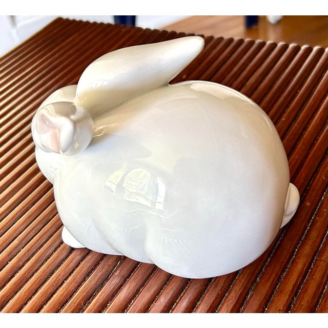 Ceramic Fitz and Floyd Vintage Porcelain Bunny Rabbit For Sale - Image 7 of 10