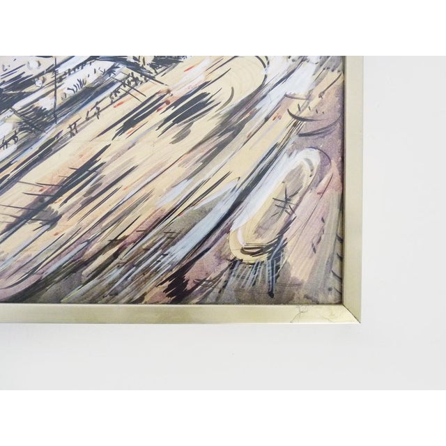 1970s La Cabane, Sea View, 1970s, Mixed Media on Panel For Sale - Image 5 of 8