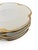 Antique 1900s Haviland Limoges "Silver Anniversary" Porcelain Ramekins & Saucers - Set of 8 For Sale - Image 9 of 11