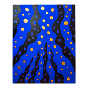 "Step Into the River of Change" Contemporary Painting on Canvas