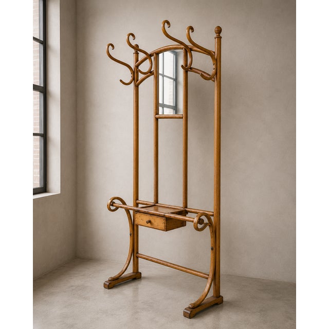 Number 10905 Bentwood Hall Stand by Michael Thonet for Thonet, 1890s For Sale - Image 3 of 7