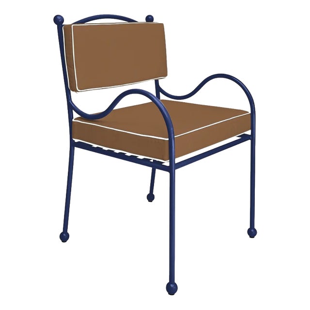 Panarea Armchair in Isola with Taupe and Cream Upholstery by Ceraudo, 2010s For Sale