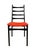 Mid-Century Modern Mid 20th Century Set of 4 Italian Mid-Century Modern Ladder-Back Dining Chairs For Sale - Image 3 of 12