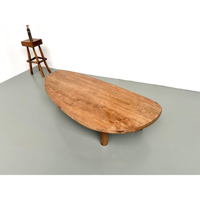 Freeform Coffee Table in Oak, 1950s For Sale - Image 10 of 18
