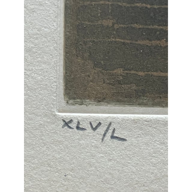 Black Mid 20th Century Original Johnny Friedlaender Aquatint Etching - Rare Small Format, Signed, Numbered XLV/L (45/50) For Sale - Image 8 of 10