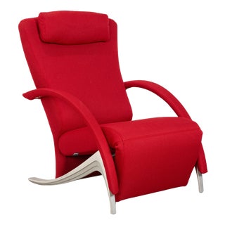 Fabric 3100 Armchair with Manual Function from Rolf Benz For Sale