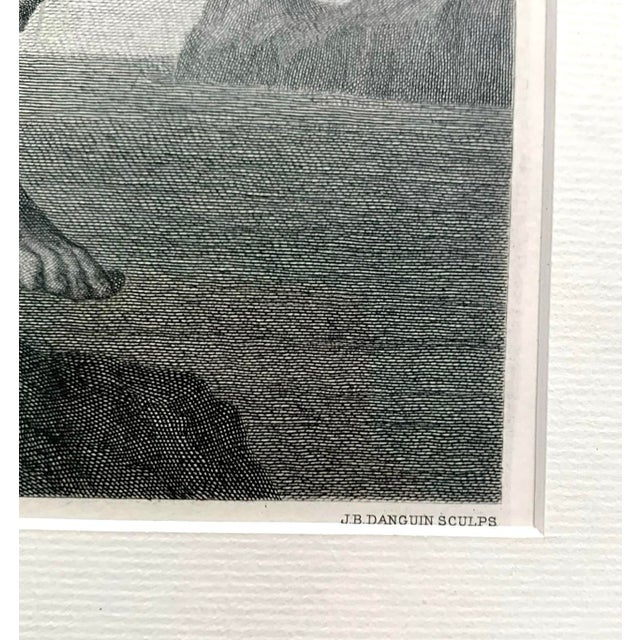 Engraving by Jean-Baptiste Danguin After Flandrin Old Vintage Neoclassical Art For Sale In Tulsa - Image 6 of 7