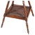 Vintage Walnut Beadwork Occasional Table, 1920s For Sale - Image 4 of 6