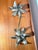Vintage Floral Wall Lamp in Brass For Sale - Image 4 of 5