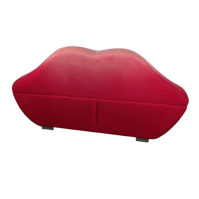 Iconic pop art style bocca (lips) sofa/couch - unlabeled tribute to the 1970 Studio 65 design: The ultimate statement...
