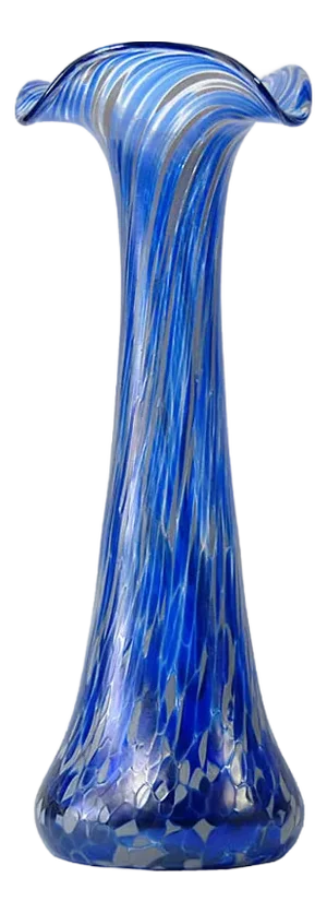 Art Nouveau Opaline Glass Vase in the style of Loetz, 1930s
