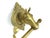 Early 20th Century Solid Brass Horse Head Wall Mounted Equestrian Coat Rack or Towel Rail - 5 Double Hooks For Sale - Image 10 of 14