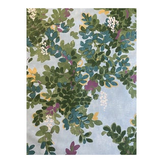 Thibaut F914334 Central Park Sky Blue Fabric 2 5/8 Yards For Sale