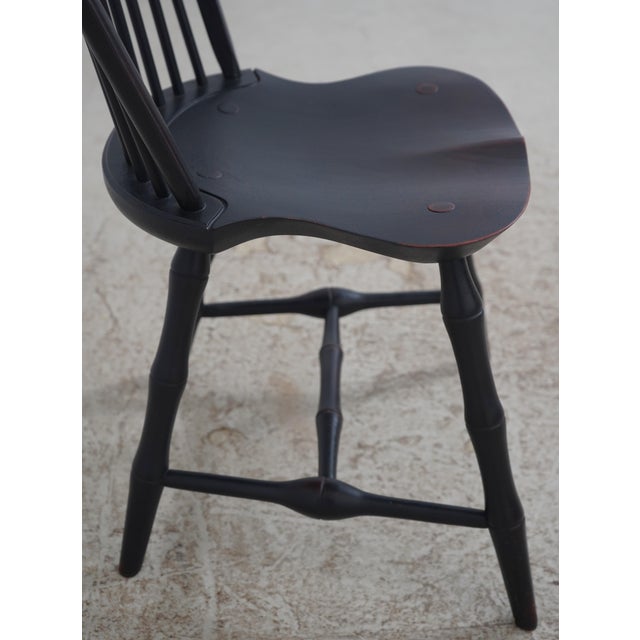 Set of 6 Sack Back Windsor Dining Room Chairs For Sale - Image 14 of 18