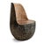 Contemporary Vintage Wash Coconut Palm Organic Modern Chair For Sale - Image 3 of 7