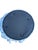 English Country Chinois Blue & White Toile Skirted Storage Ottomans, a Pair For Sale - Image 9 of 10