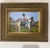 Pair of Small Western Cowboy & Horse Paintings in Ornate Gold Wood Frames - Unsigned Unknown Artist For Sale In Cincinnati - Image 6 of 7