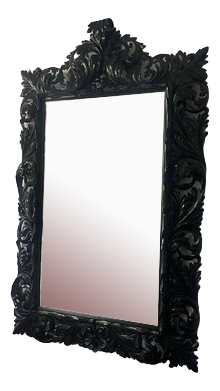 Florentine Mirror with Wood Carving