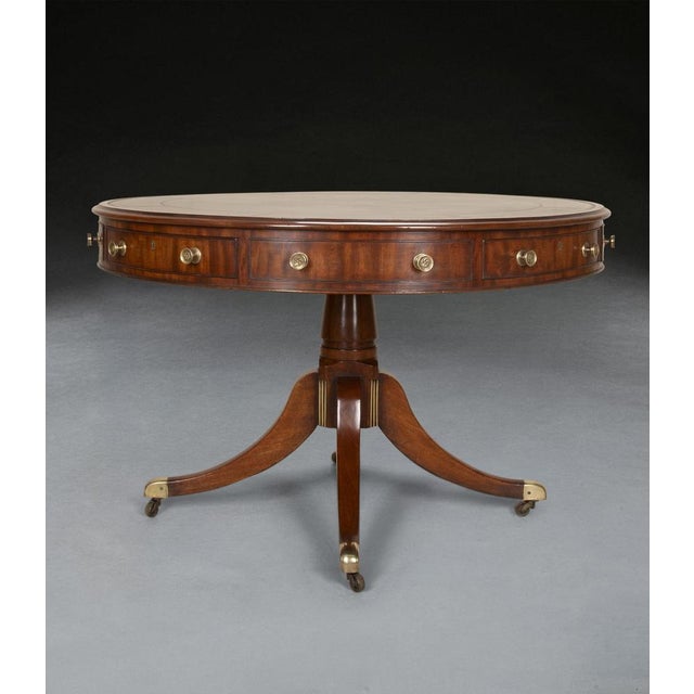 Regency Mahogany Drum Table, 1830 For Sale - Image 11 of 12