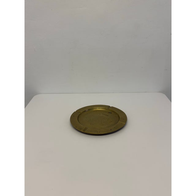 Brazilian mid-century modern solid bronze ashtray or catchall circa 1960s.
