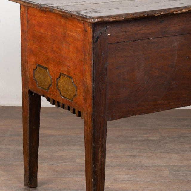 19th Century Portuguese Oak Side Console Table With Original Painted Finish For Sale - Image 15 of 16