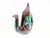 Tea set from the 1950s, made in the French ceramics town of Vallauris. 1 teapot: 26 x 23 x 10 cm, 4 cups: 7 x 10 x 8 cm, 1...