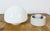 Glass Vintage White Porcelain Ceiling Light, 1970s For Sale - Image 7 of 13