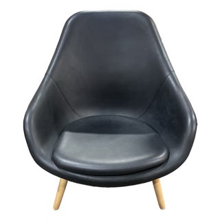 Design Within Reach "Hay" Leather Lounge Chair For Sale