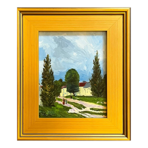 French Village Landscape by Satori Gregorakis