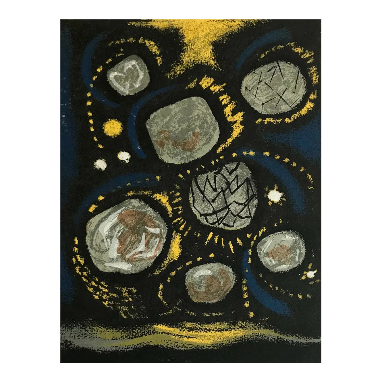 Lithographie originale André Masson 1 Mourlot Frères 1962