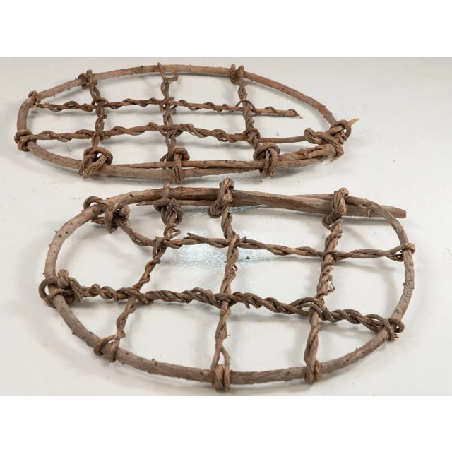 Pair of Vintage Swedish Snow Shoes, Early 20th Century For Sale - Image 9 of 10