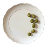Vintage Til Trompe L’Oeil Ceramic Olive Serving Plate, in the Style of Este Ceramiche Made in Japan, 10" For Sale