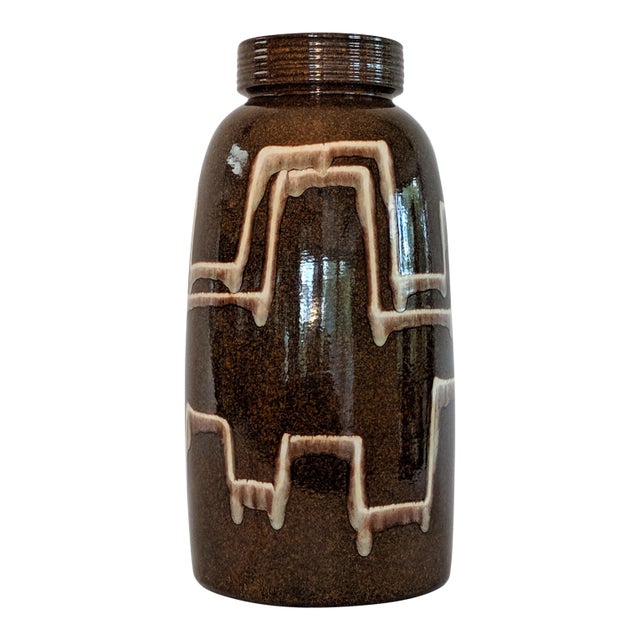 1950's Vintage Sheurich Keramik West German Ceramic Vase For Sale