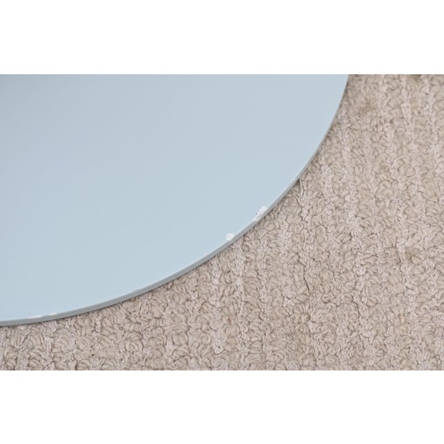MCM Style Light Blue Organic Forms Side Tables Attributed to Morten Voss, a Pair For Sale - Image 16 of 18