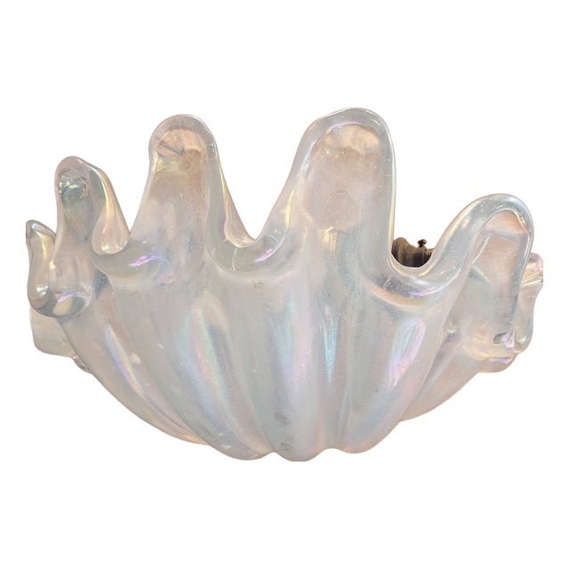 Murano Glass Wall Lamp from Barovier & Toso, Italy, 1940s For Sale