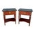 French Louis XVI Style Nightstands with Marble Tops, 1920, Set of 2 For Sale - Image 15 of 15