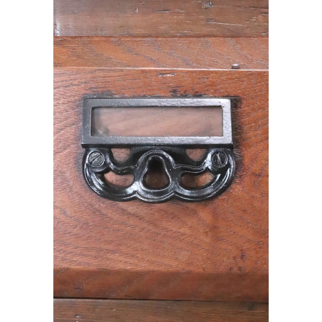 Late 19th Century 19th Century Pine & Black Walnut Apothecary Cabinet For Sale - Image 5 of 14