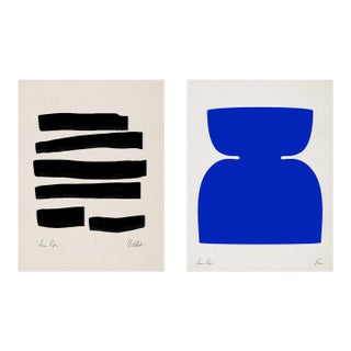 Contemporary Abstract Giclee Prints - Set of Two For Sale