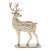 Add a touch of sophisticated charm to your holiday decor with this Set of Elegant Gold Metal Deer Figurines. Crafted from...